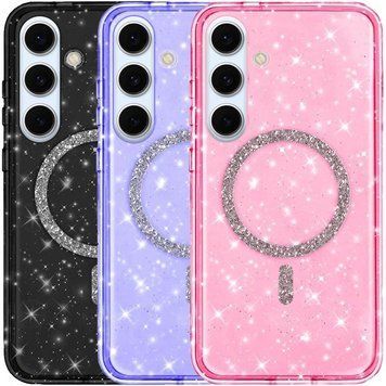 Чохол TPU Eclipse Sparkle Magnetic Fit для Samsung Galaxy S25 / S24 76355 фото