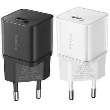 МЗП Baseus GaN5S OS 20W (1USB-C) (P10162503) 70599 фото