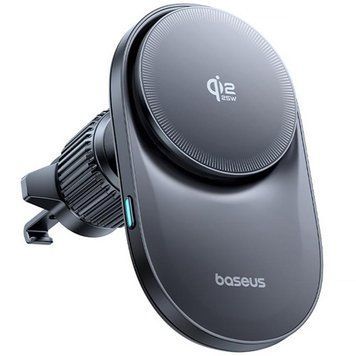 Автотримач з БЗП Baseus PrimeTrip VC2 Pro Qi2.2 25W (air outlet) (C0013N) 85287 фото