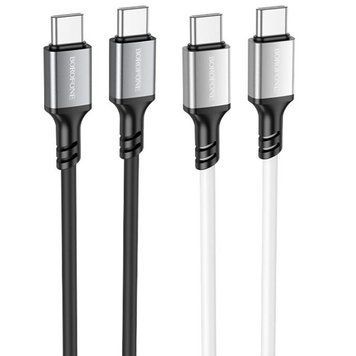 Дата кабель Borofone BX83 Famous PD60W Type-C to Type-C (1m) 64430 фото