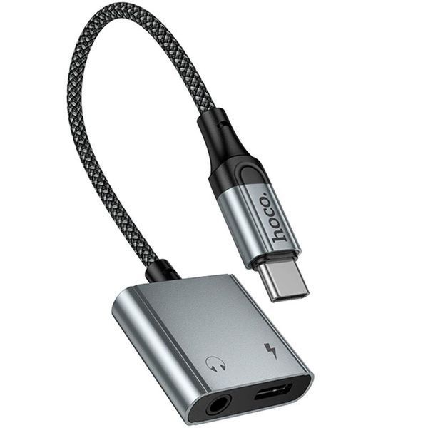 Перехідник Hoco UPA34 Type-C to Type-C + 3.5mm 85017 фото