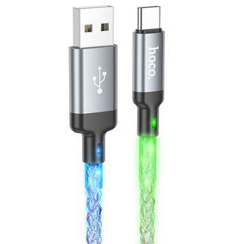 Дата кабель Hoco U112 Shine USB to Type-C 3A (1m) 69099 фото