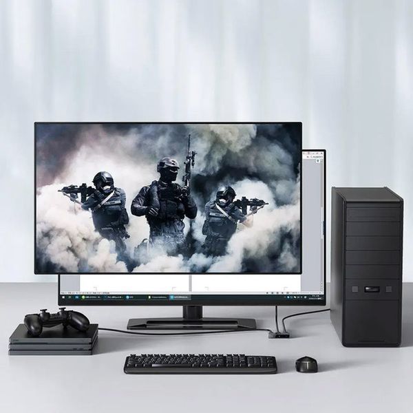 Перехідник HUB Baseus Matrix HDMI Splitter (CAHUB-BC0G) 70608 фото