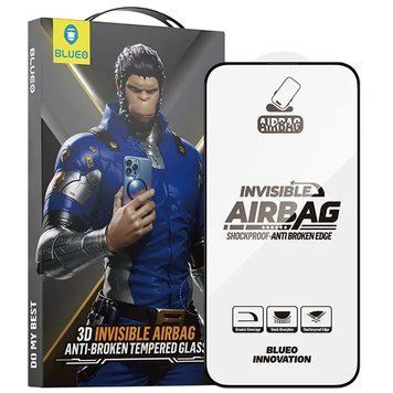 Захисне 3D скло Blueo Invisible Airbag для Apple iPhone 14 Pro Max / 15 Plus /16 Plus 71034 фото