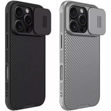Карбонова накладка Nillkin CamShield Pro для Apple iPhone 16 Pro (6.3") 73658 фото