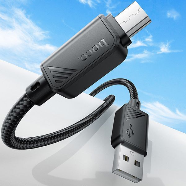 Дата кабель Hoco X113 Beneficio USB to MicroUSB (1m) 77105 фото