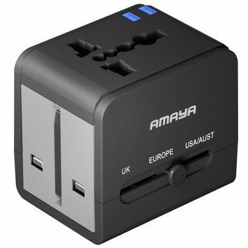 Мережевий універсальний перехідник Amaya X10W 10W + 1USB-A/1C 84598 фото